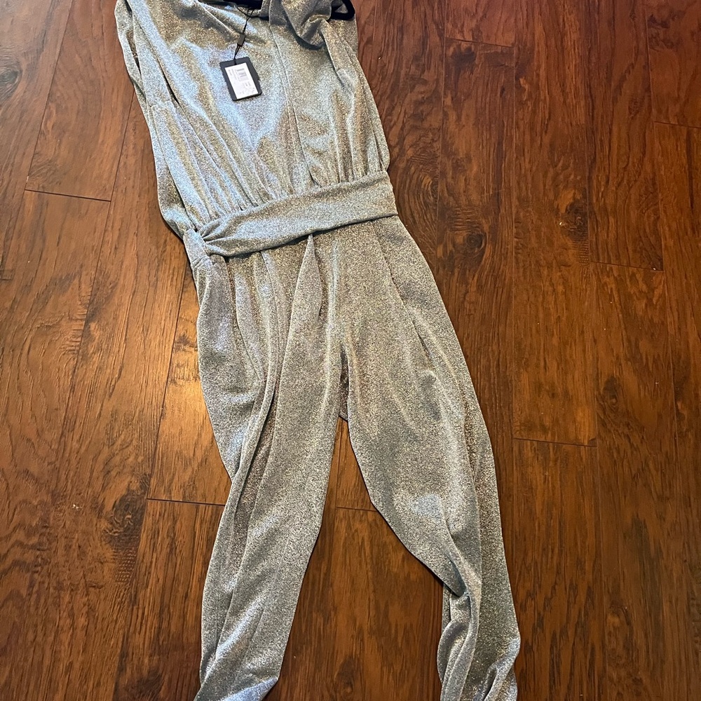 Chic Silver Jumpsuit